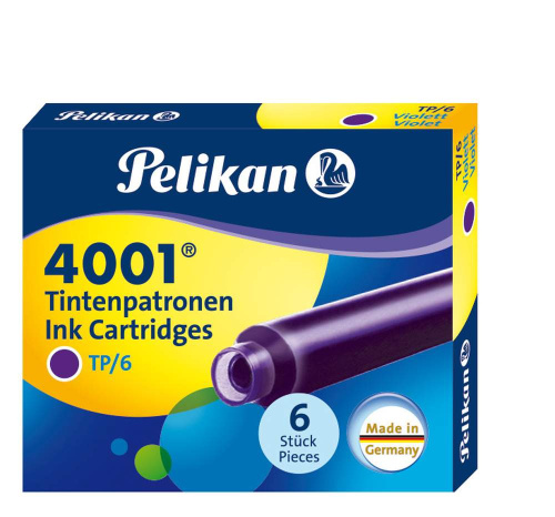 PELIKAN Tintenpatronen TP/6 Tinte 4001® Violett von Pelikan