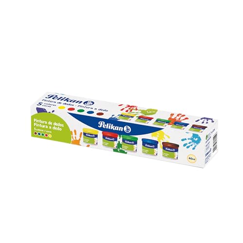 Pelikan – Fingerfarben Set 40 ml, 5 Farben (63302) von Pelikan