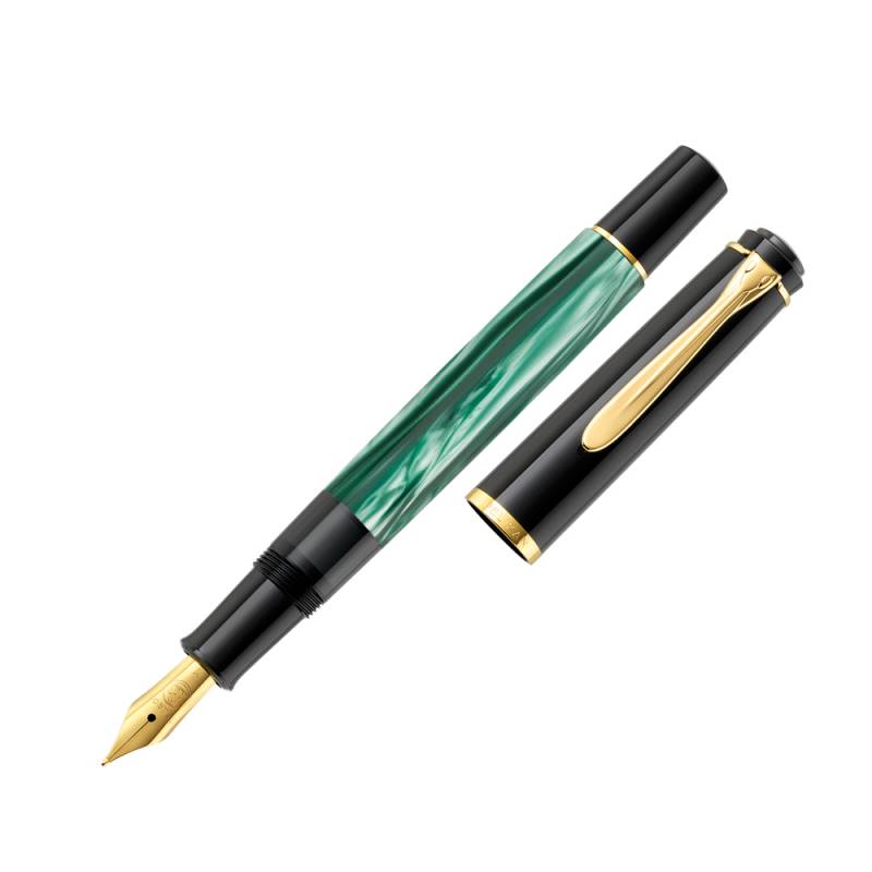 Pelikan Füllfederhalter Classic M200 Grün-Marmoriert von Pelikan