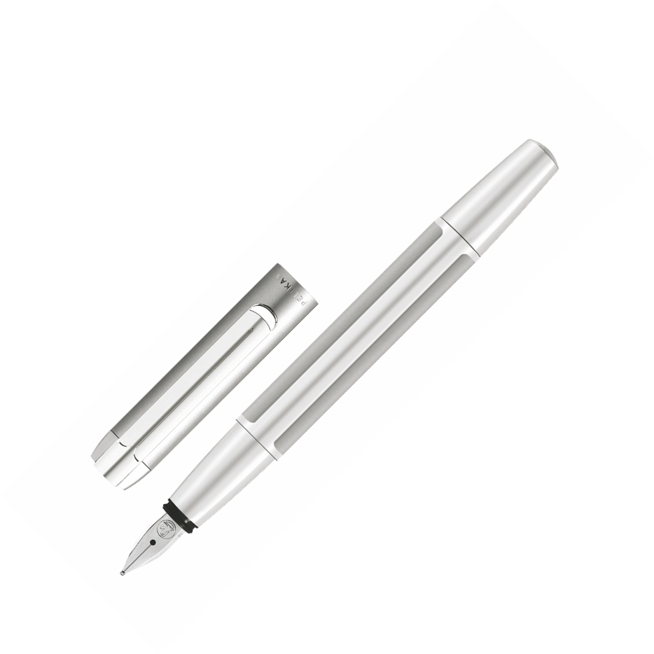 Pelikan Füllfederhalter Pura P40 silber F von Pelikan