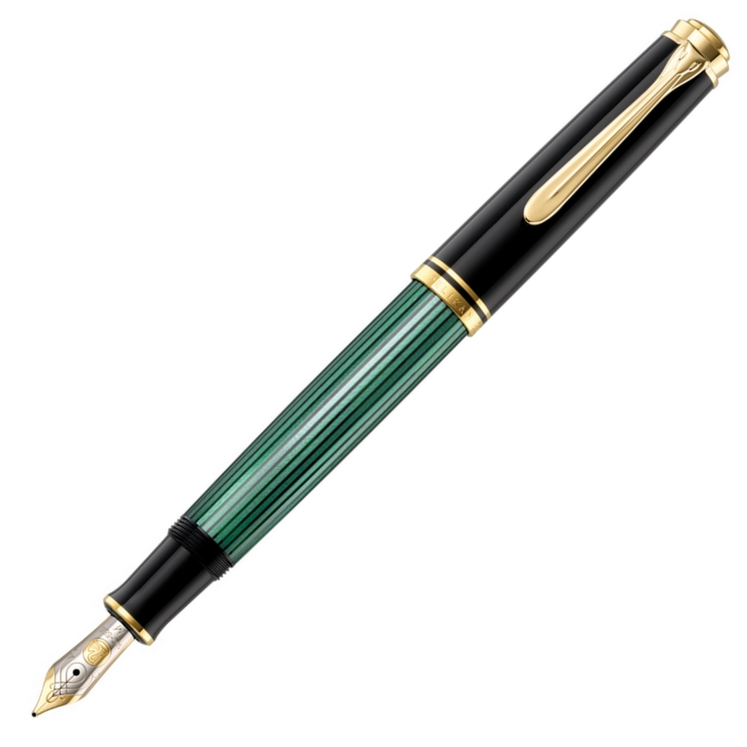 Pelikan Füllfederhalter Souverän M400 Schwarz-Grün M von Pelikan