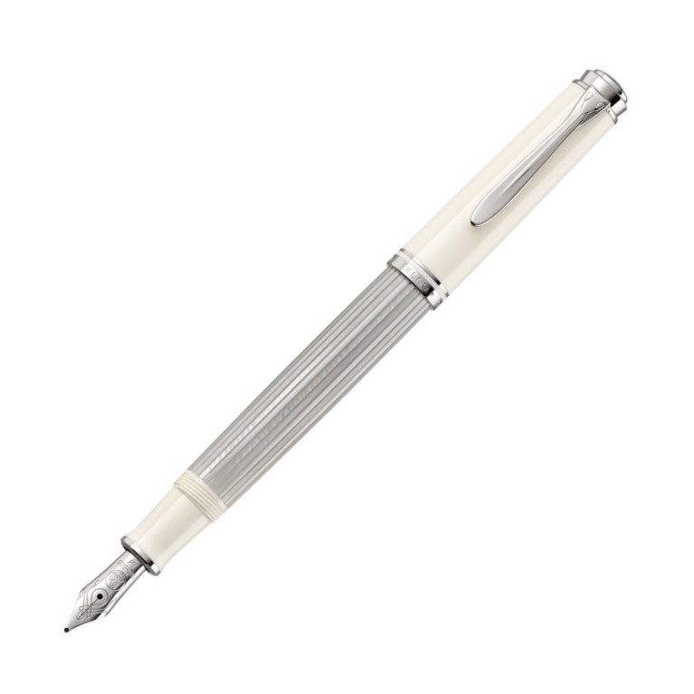 Pelikan Füllfederhalter Souverän M405 Silber-Weiß M Pelikan Füllfederhalter Souverän M405 Silber-Weiß M von Pelikan