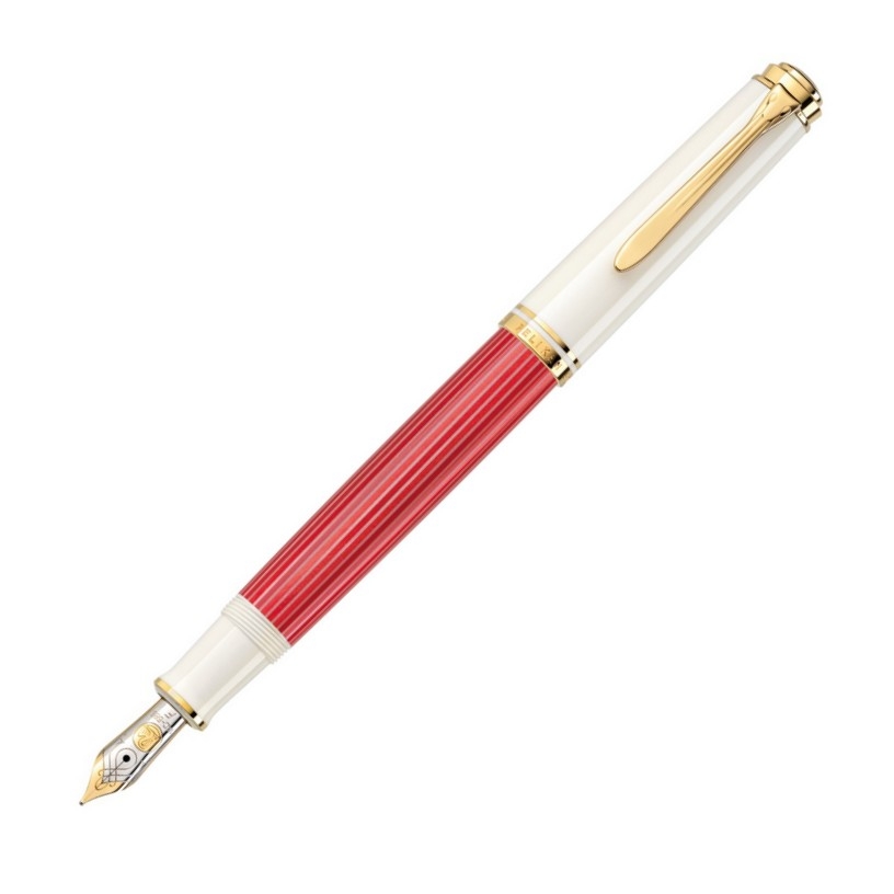 Pelikan Füllfederhalter Souverän M600 Rot-Weiß F - Special Edition Pelikan Füllfederhalter Souverän M600 Rot-Weiß F - Special Edition von Pelikan