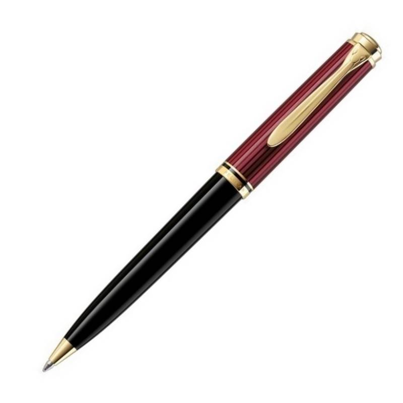 Pelikan Kugelschreiber Souverän K800 Schwarz-Rot von Pelikan