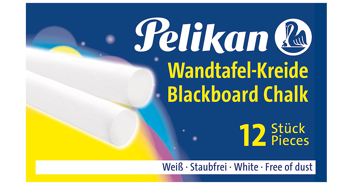 Wandtafelkreide 755/12, weiß, Schachtel mit 12 Stück Wandtafelkreide 755/12, weiß, Schachtel mit 12 Stück von Pelikan