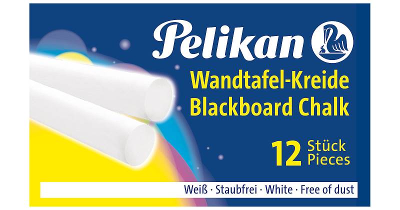 Wandtafelkreide 755/12, weiß, Schachtel mit 12 Stück von Pelikan