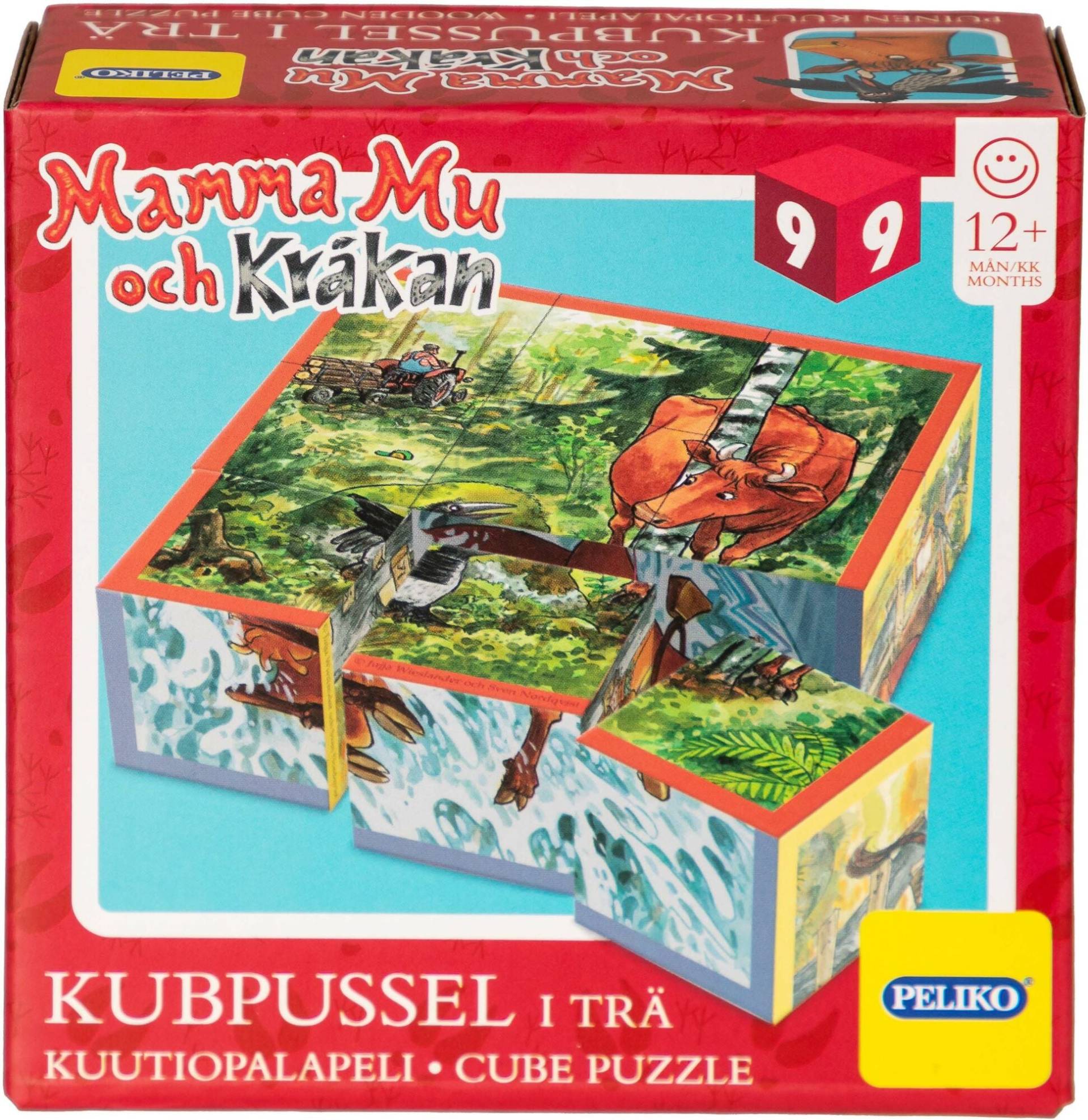 Peliko Mama Muh und die Krähe Würfelpuzzle 9 Teile von Peliko