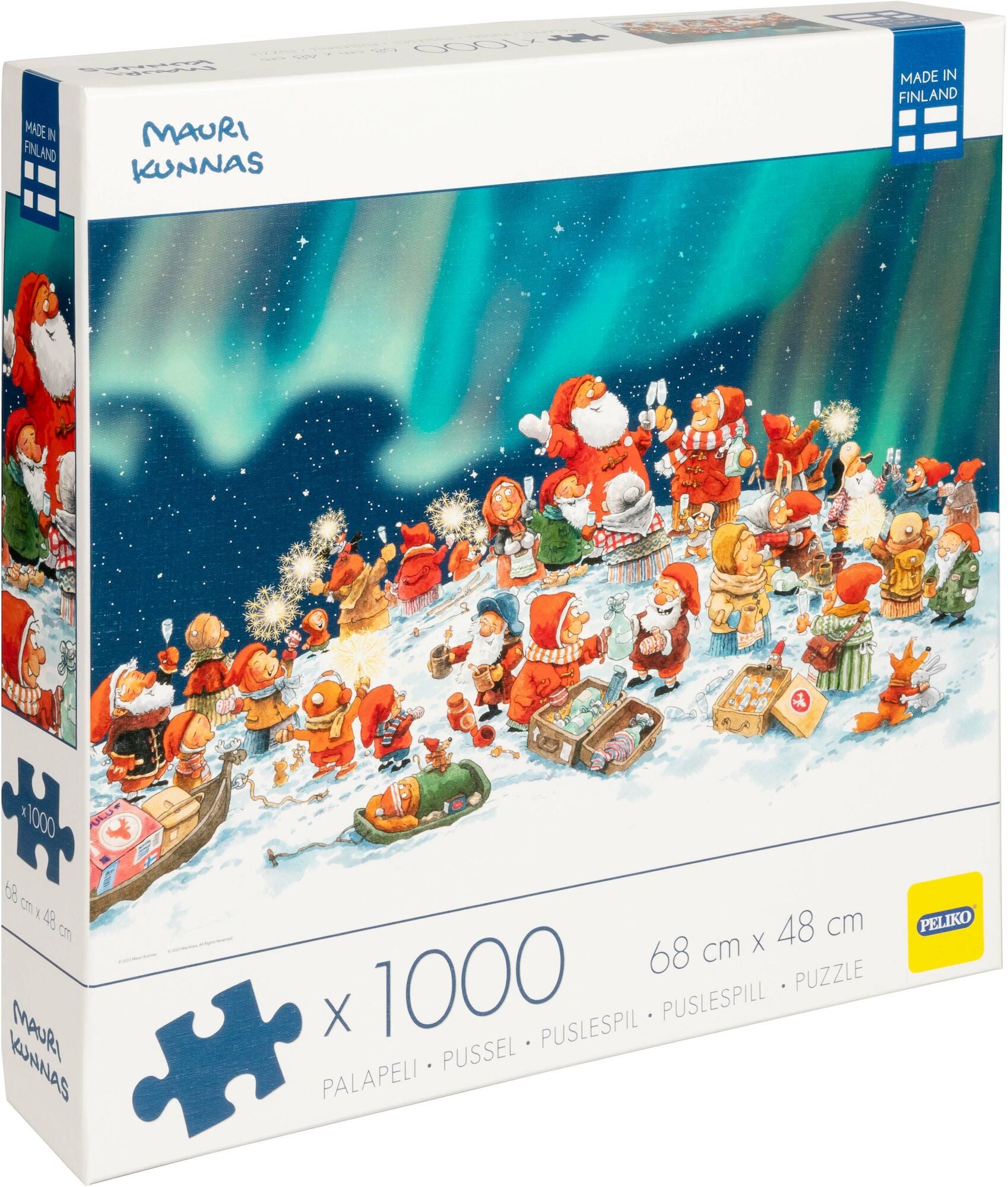 Peliko Mauri Kunnas Weihnachtspuzzle 1000 Teile von Peliko