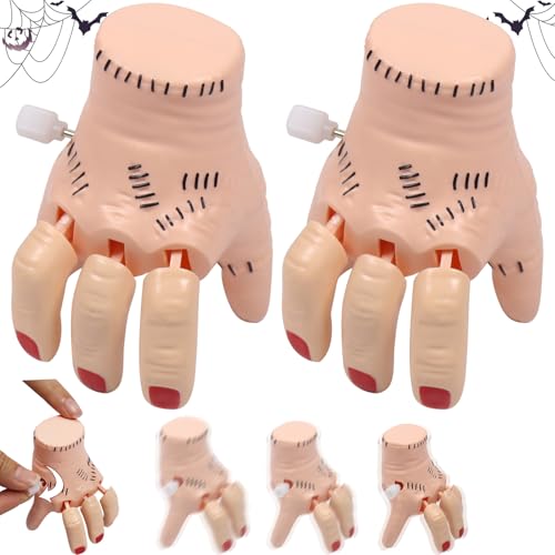 2 Stück Halloween Aufziehspielzeug für Kinder, Eiskaltes Händchen Beweglich, Addams Family Hand, Halloween Wind Up Spielzeug, Fake Hand,Horror Requisiten für Halloween Karneval Deko Mitgebsel Cosplay 2 Stück Halloween Aufziehspielzeug für Kinder, Eiskaltes Händchen Beweglich, Addams Family Hand, Halloween Wind Up Spielzeug, Fake Hand,Horror Requisiten für Halloween Karneval Deko Mitgebsel Cosplay von Pellinch