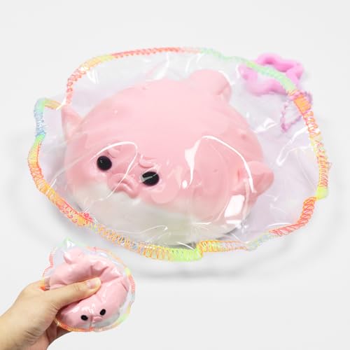 Pellinch Emulation Kugelfische Squeeze Toy, Antistressball Kinder, FuFu Squishy Toy, Squeeze Spielzeug, Stressabbau Spielzeug für Erwachsene und Kinder von Pellinch