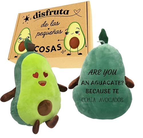 Lustiges Avocado-Plüschtier mit lustigen Sprüchen, originelles Geschenk für Freundin, Geburtstag, für Paare, Frauen, Männer, besondere Freunde, Detail, Motiv, kreative Idee, in dekorativer Lustiges Avocado-Plüschtier mit lustigen Sprüchen, originelles Geschenk für Freundin, Geburtstag, für Paare, Frauen, Männer, besondere Freunde, Detail, Motiv, kreative Idee, in dekorativer von Peluchilandia