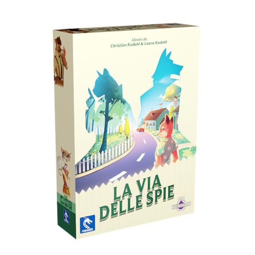 Pendragon – La Via delle Spie – Italienische Ausgabe – Brettspiel, ab 8 Jahren, für 2 – 4 Spieler von Pendragon Game Studio