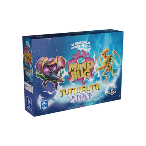 Pendragon Mindbug Tuttifrutti Galaxie, italienische Ausgabe, Kartenspiel, ab 8 Jahren, für 2 Spieler Pendragon Mindbug Tuttifrutti Galaxie, italienische Ausgabe, Kartenspiel, ab 8 Jahren, für 2 Spieler von Pendragon Game Studio