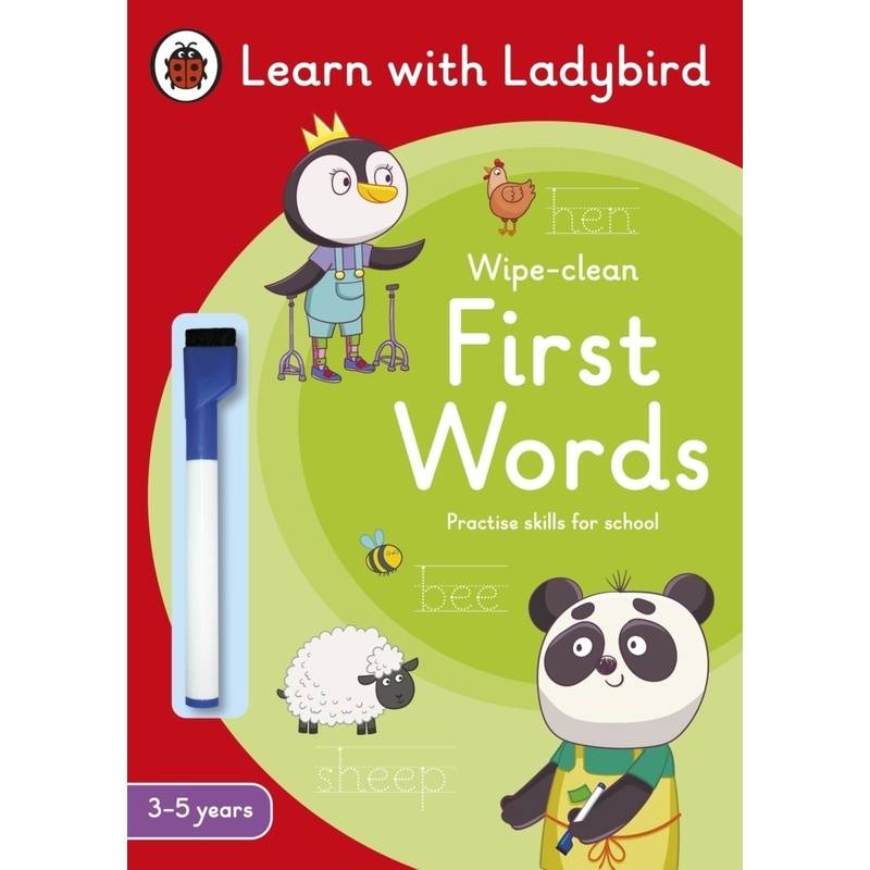 First Words: A Learn with Ladybird Wipe-Clean Activity Book 3-5 years von Penguin Books UK