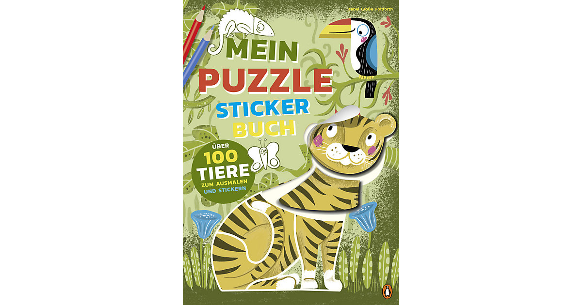 Buch - Mein bunter Puzzle-Sticker-Spaß - Tiere Buch - Mein bunter Puzzle-Sticker-Spaß - Tiere von Penguin Junior Verlag