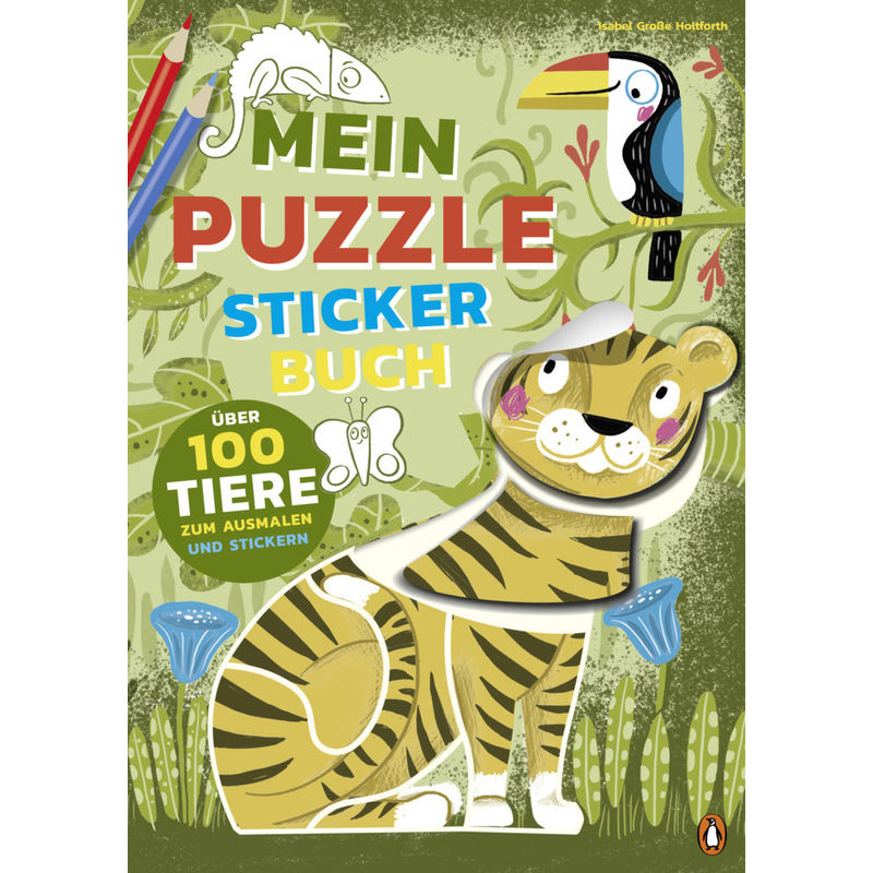 Mein bunter Puzzle-Sticker-Spaß - Tiere von Penguin Junior