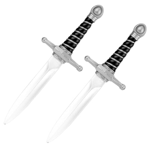2 Stück Schaumstoff-Schwerter, Realistisches Dolch Messer Spielzeug Schaumstoff-Kurzschwert Requisit Kampfkunst Waffen für Rollenspiel Attentäter Kostüm Zubehör 2 Stück Schaumstoff-Schwerter, Realistisches Dolch Messer Spielzeug Schaumstoff-Kurzschwert Requisit Kampfkunst Waffen für Rollenspiel Attentäter Kostüm Zubehör von Penitue