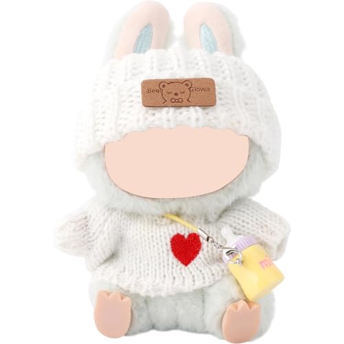 3st Kleidung für Puppen Set, Kawaii Puppen Outfits Süße Kleidung Stylischer Pullover Mütze und Milchflasche für 17cm Große Dolls Ausstellungszubehör Sammlergeschenk von Penitue