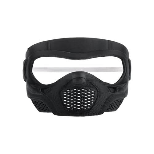 Modische Schicke Puppenmaske, Süße Dekorative Puppenmaske mit Elastischem Seil Stylisches Spielzeug-Outfit-Accessoire für Halloween Geburtstag Weihnachten Kindergeschenk (Weiß) von Penitue