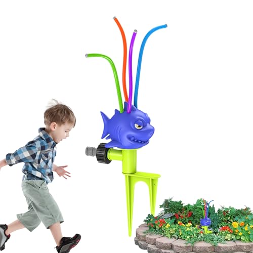 Penlimly Automatischer Gartensprinkler, Sprinklerspielzeug für Kinder | Sprühwasserspielzeug für Kinder - Spritzendes Spaßspielzeug im Cartoon-Design für Outdoor-Aktivitäten, Strände, Gärten und Penlimly Automatischer Gartensprinkler, Sprinklerspielzeug für Kinder | Sprühwasserspielzeug für Kinder - Spritzendes Spaßspielzeug im Cartoon-Design für Outdoor-Aktivitäten, Strände, Gärten und von Penlimly