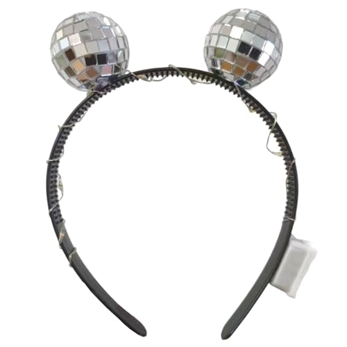 Penlimly Disco Ball Kopfband Leuchtend - Kostümzubehör Für Damen Herren Kinder | Batteriebetrieben Foto Requisiten Partyzubehör Tanzbar Kostümparty Weihnachtsgeburtstag Penlimly Disco Ball Kopfband Leuchtend - Kostümzubehör Für Damen Herren Kinder | Batteriebetrieben Foto Requisiten Partyzubehör Tanzbar Kostümparty Weihnachtsgeburtstag von Penlimly