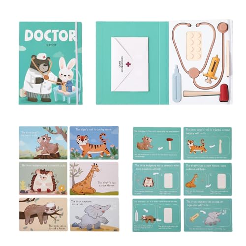 Penlimly Kinderarztspiel Set, Kinderarztkit - Zahnarztspielset | 36x Zahnarztausrüstungen Simuliertes Stethoskop für kleine Mädchen Krankenschwestery Penlimly Kinderarztspiel Set, Kinderarztkit - Zahnarztspielset | 36x Zahnarztausrüstungen Simuliertes Stethoskop für kleine Mädchen Krankenschwestery von Penlimly