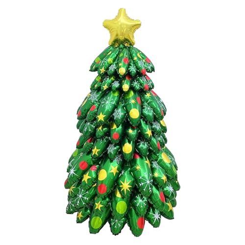 Penlimly Weihnachtsfeier-Luftballons, 130 cm, Weihnachtsbaum-Folienballons, soziale Gefälligkeiten für Schule, Feier, Familientreffen, Einzelhandel, Display, Urlaubsparty Penlimly Weihnachtsfeier-Luftballons, 130 cm, Weihnachtsbaum-Folienballons, soziale Gefälligkeiten für Schule, Feier, Familientreffen, Einzelhandel, Display, Urlaubsparty von Penlimly