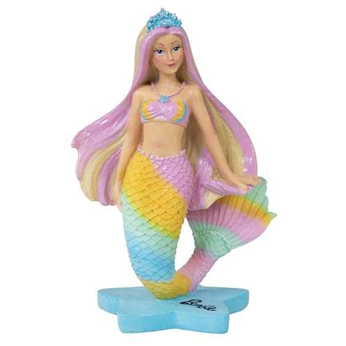Penn-Plax Offiziell lizenzierte Meerjungfrau Barbie ™ Aquarium-Ornament auf Sternsockel – perfekte Dekoration für Fischschalen, Aquarien und Terrarien von Penn-Plax