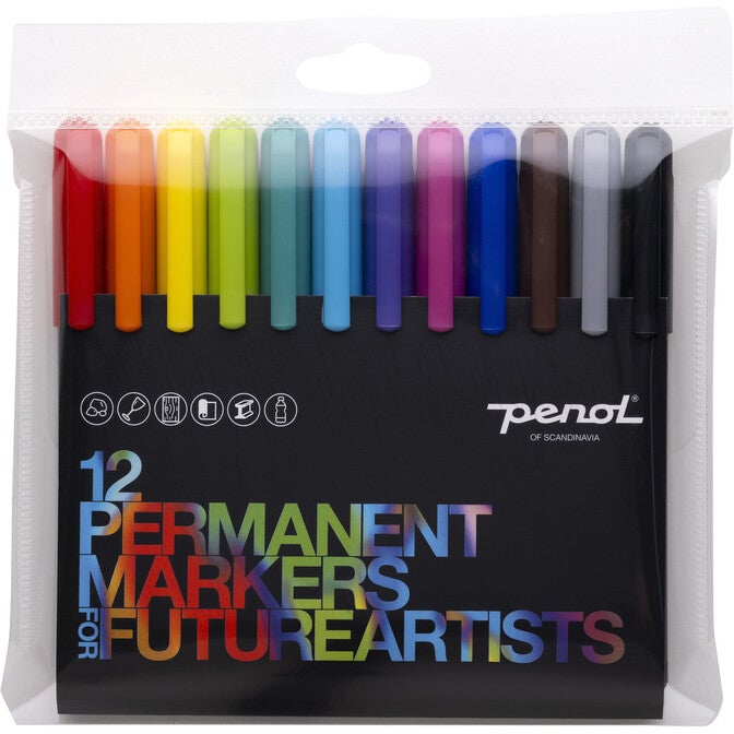 Penol For Future Artists Permanent Marker 12 Teile von Penol
