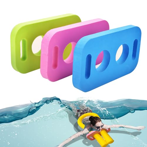 3 PCs Schwimmnudelanschluss Eva Schwimmstock Buntes Nudelbuilder -Stecker Praktischer Pool -Nudel -Stecker mit 2 Kreuzlöchern (Pink+Grün+Blau), große Poolnudeln von Peosaard