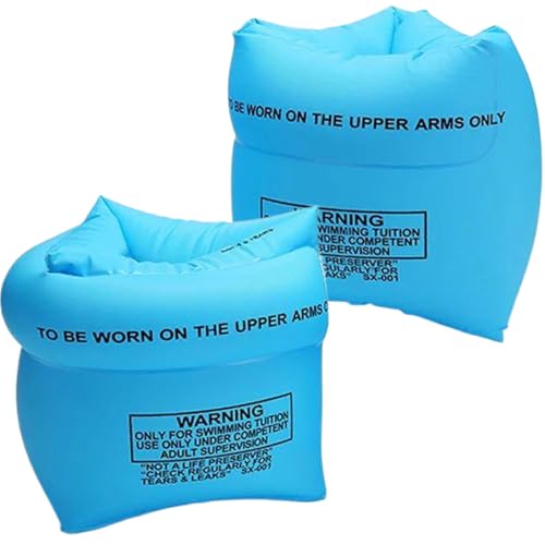 Arm Floaties, aufblasbare Arm Floaties für Erwachsene und Kinder, Dickes PVC -Schwimmen mit Luftventil, tragbarer Pool von Peosaard