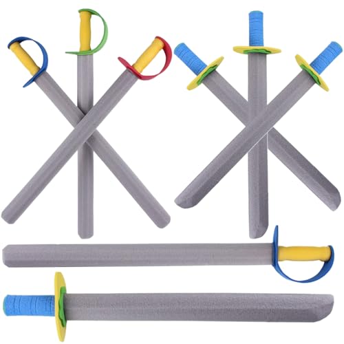 Foam Sword & Messer, 8pcs Eva Foam Toy Sword & Messer weiche Waffen, tun Sie vor, Foam -Schwerter für Kinder für Geburtstagsfeieraktivitäten und Kindergärtner zu spielen/ Leistung/ Aufführung/ Auftri Foam Sword & Messer, 8pcs Eva Foam Toy Sword & Messer weiche Waffen, tun Sie vor, Foam -Schwerter für Kinder für Geburtstagsfeieraktivitäten und Kindergärtner zu spielen/ Leistung/ Aufführung/ Auftri von Peosaard