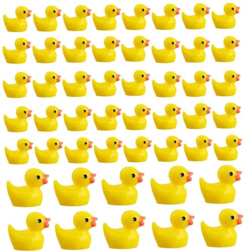 Mini -Plastik Enten, winzige Enten, 50 Prozent leuchtende Mini -Plastik, süße gelbe Miniatur, 0, 8 x 0, 6 Figuren für Puppenhäuser, Garten, Topfpflanzendekor Mini -Plastik Enten, winzige Enten, 50 Prozent leuchtende Mini -Plastik, süße gelbe Miniatur, 0, 8 x 0, 6 Figuren für Puppenhäuser, Garten, Topfpflanzendekor von Peosaard