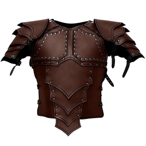 Mittelalterliche künstliche Leder -Brustpanzerung, verstellbare Weste Rüstung, Retro Mercenary Knight Archer Body Armour Cosplay Accessoires für Themenpartyaktivitäten Mittelalterliche künstliche Leder -Brustpanzerung, verstellbare Weste Rüstung, Retro Mercenary Knight Archer Body Armour Cosplay Accessoires für Themenpartyaktivitäten von Peosaard