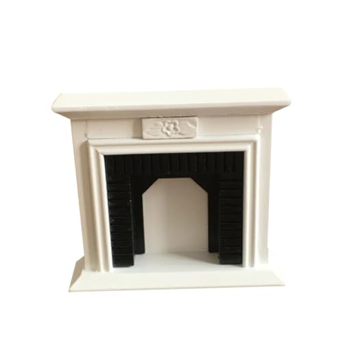 Peosaard Dollhouse Kamin 1:12 Puppenhaus Miniaturmöbel Kamin Holzmöbel für Dollhouse Dekoration, Miniaturkamin Peosaard Dollhouse Kamin 1:12 Puppenhaus Miniaturmöbel Kamin Holzmöbel für Dollhouse Dekoration, Miniaturkamin von Peosaard