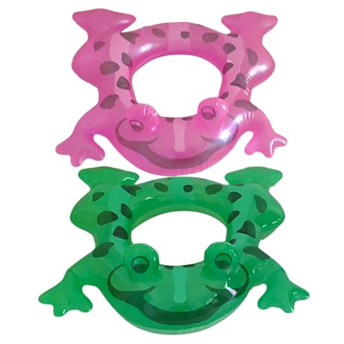 Peosaard Froschpool Float, 2pcs aufblasbare niedliche PVC -Schwimmringe, 24 -Zoll -tragbare Poolspielzeug für Kinder Peosaard Froschpool Float, 2pcs aufblasbare niedliche PVC -Schwimmringe, 24 -Zoll -tragbare Poolspielzeug für Kinder von Peosaard