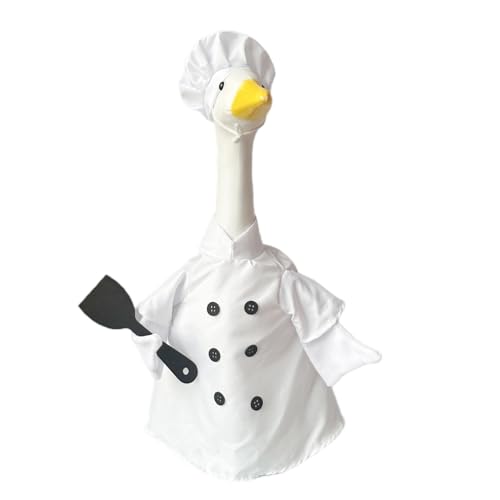 Peosaard Frühlings-Outfit, Garten-Rasen-Veranda-Kleidung, niedliches lustiges Chef-Thema, Rasengans-Kostüm mit Hut, Schaufel und Kleidung für Innen- und Außendekorationen Peosaard Frühlings-Outfit, Garten-Rasen-Veranda-Kleidung, niedliches lustiges Chef-Thema, Rasengans-Kostüm mit Hut, Schaufel und Kleidung für Innen- und Außendekorationen von Peosaard