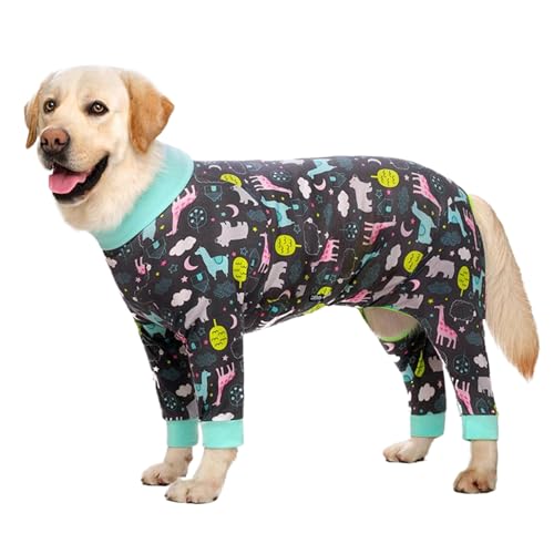 Peosaard Hundechirurgie Erholung Anzug, Hundekastrom -Spay -Onesie, Anti -Lick -Weiche Langarm Hund Pyjamas Jumpsuit, niedlicher Druckhund -Wiederherstellungsanzug für männliche weibliche Hund Peosaard Hundechirurgie Erholung Anzug, Hundekastrom -Spay -Onesie, Anti -Lick -Weiche Langarm Hund Pyjamas Jumpsuit, niedlicher Druckhund -Wiederherstellungsanzug für männliche weibliche Hund von Peosaard