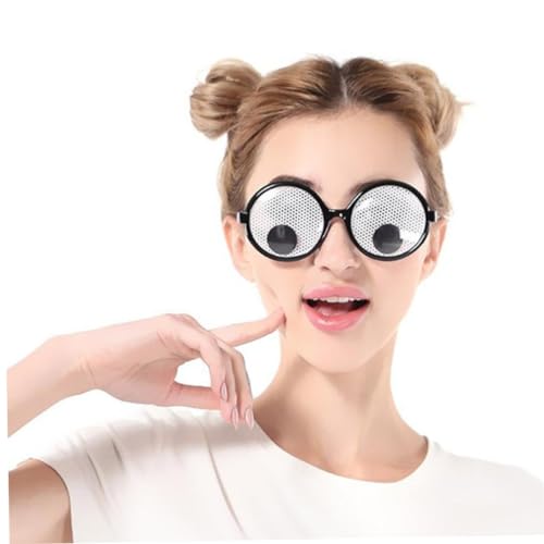 Peosaard Lustige Brille googly Augenbrillen Neuheit Shades Lustige Kostümzubehör für Partygefallen, googly Brille von Peosaard