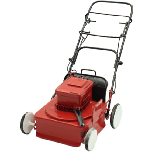 Peosaard Miniatur-Rasenmäher, rot beschichtetes Mini-Rasenmäher, Anti-Rust-DIY-Außenmini-Puppenhauszubehör für Sammler und Puppenhausliebhaber/3,9x2x2.8 Peosaard Miniatur-Rasenmäher, rot beschichtetes Mini-Rasenmäher, Anti-Rust-DIY-Außenmini-Puppenhauszubehör für Sammler und Puppenhausliebhaber/3,9x2x2.8 von Peosaard