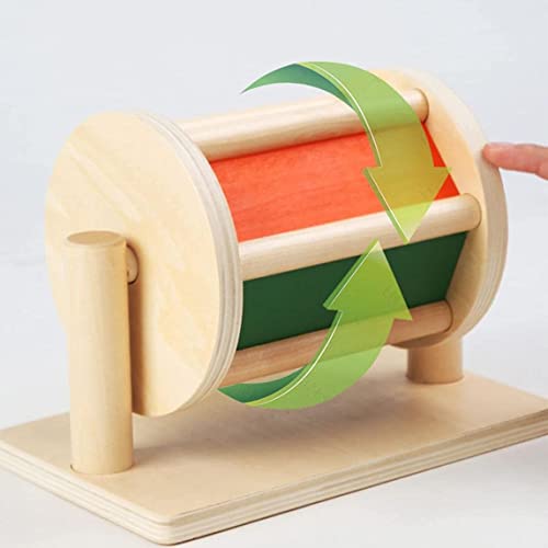 Peosaard Spinning Drum Babyspielzeug, sicheres Spinnbogen -Babyspielzeug, Holzspinner, leichte Trommel mit klarem Spiegel/8, 2x5.1x6.1 in Peosaard Spinning Drum Babyspielzeug, sicheres Spinnbogen -Babyspielzeug, Holzspinner, leichte Trommel mit klarem Spiegel/8, 2x5.1x6.1 in von Peosaard