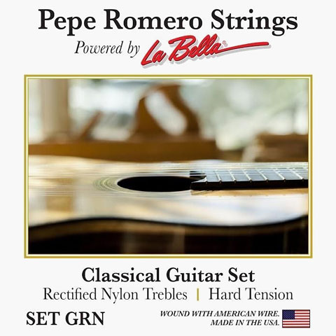 La Bella Pepe Romero Set GRN Saiten Konzertgitarre von La Bella