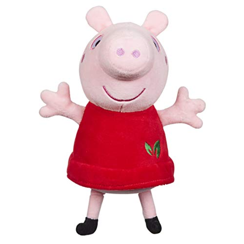 Peppa Pig Red Dress Peppa Soft Toy, 100% Recycled, Gift, Sustainable Toy, Supersoft Plush von Peppa Pig