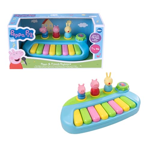 HTI 1684242.INF18 Friends Peppa Pig Wutz Keyboard, Grün von HTI