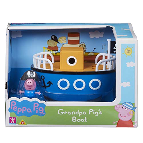 Peppa Pig 6928 Grandpa Schweineboot mit George, Mehrfarbig von Peppa Pig