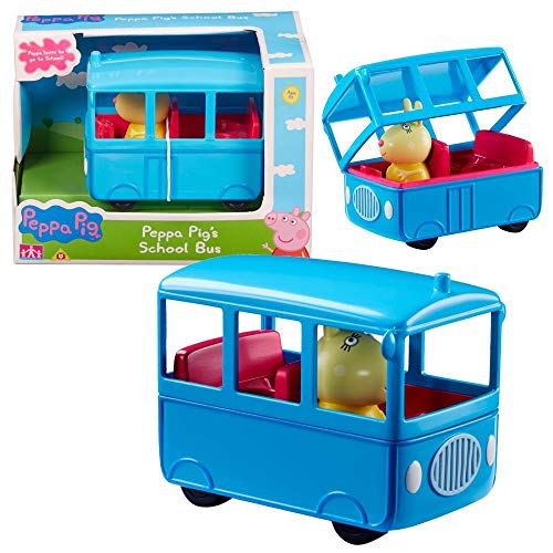 Peppa Pig Auswahl Fahrzeuge | Peppa Wutz Figur und Zubehör, Figur:Schulbus von Toyland