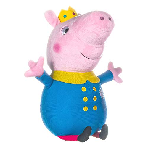 Plüsch-Figuren Pig 30 cm | Peppa Wutz | Softwool | Stofftiere, Figur:George als Prinz von Peppa Pig