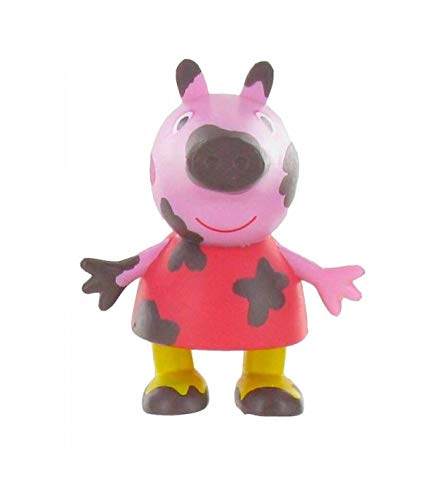 Peppa Pig Mud Peppa Peppa Pig Minifigur, Mehrfarbig, 6 cm (Comansi Y99687) von Peppa Pig