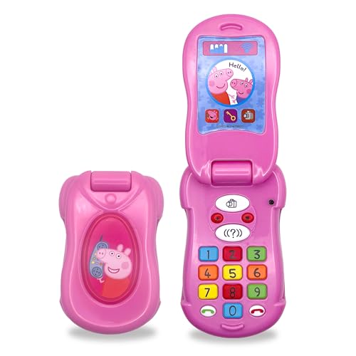 Peppa Pig Flip and Learn Phone - 4 Languages; DK, SE, NO, FI - Lexak for Children 1,5+ Years von Peppa Pig