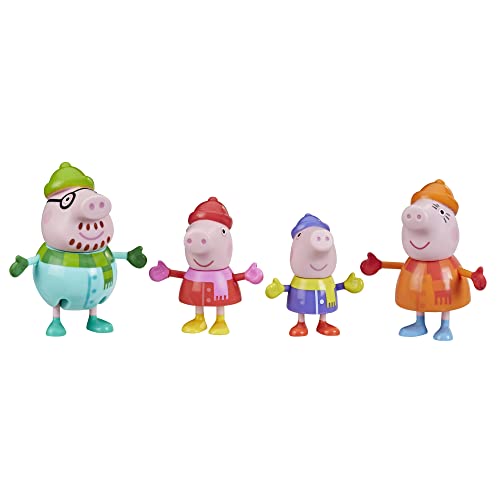 Peppa Pig Hasbro F4388 Packung mit 4 Figuren der Familie 4, Mod. Sdos, bunt von Peppa Pig
